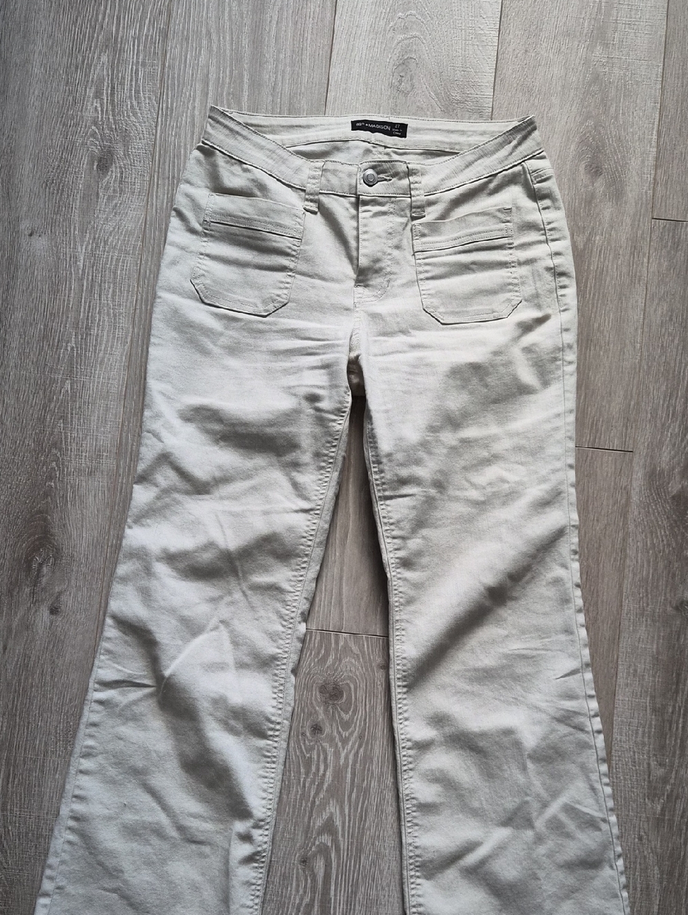 89th & Madison Cream High-Rise Pants